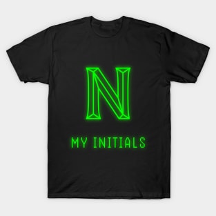 Letter N Letter Art T-Shirt